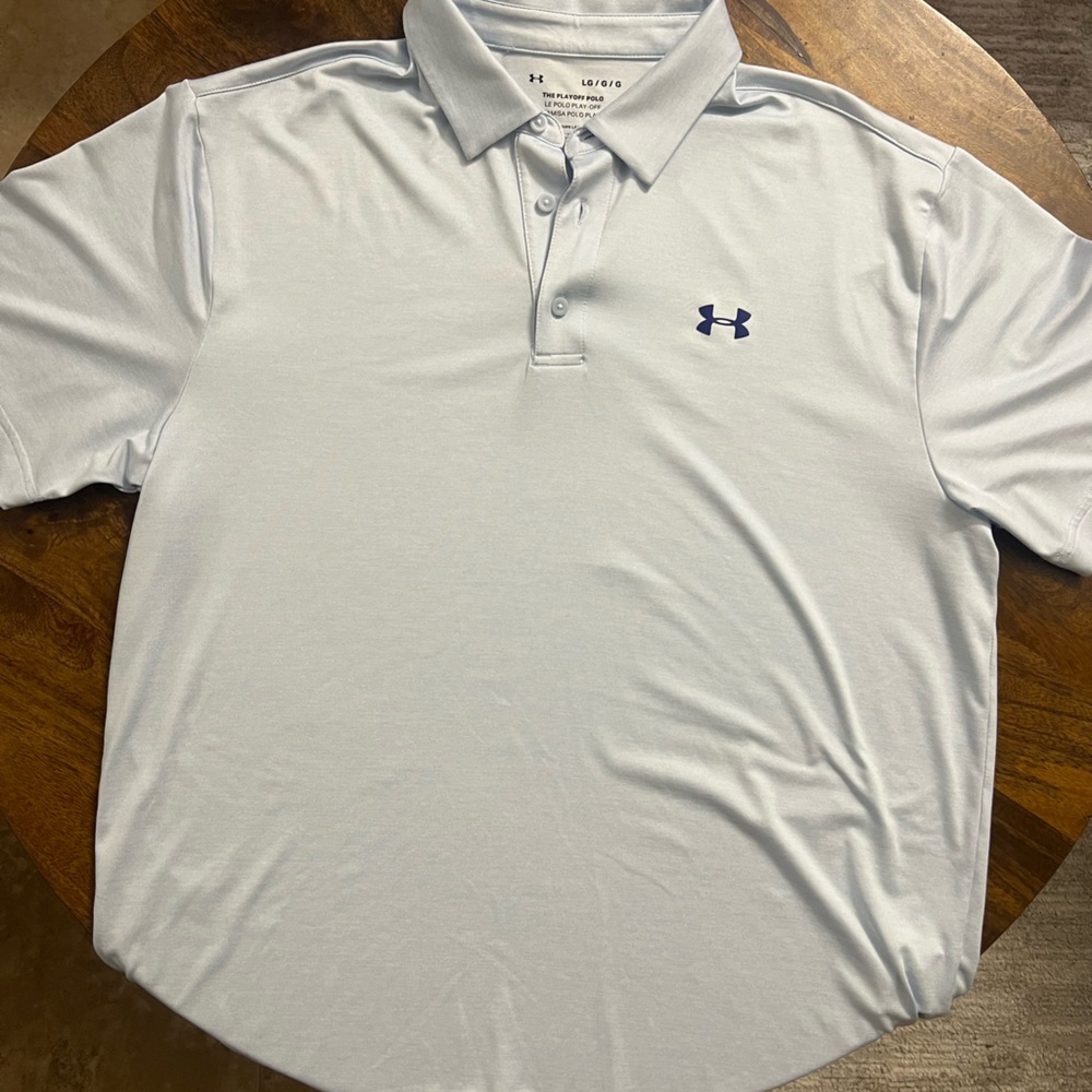Under Armour Men's Sky Blue Polo Shirt
